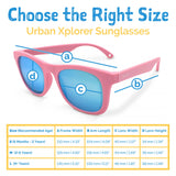 Peachy Pink Aurora | Urban Xplorer Sunglasses: S (6m – 2Y)