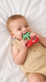 "NEW" Bitzy Shake™ - Silicone Teether with Rattle: Cherries