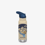 12oz Kid's Classic Insulated with Flip Seal Sport Cap: Red Dino Skate