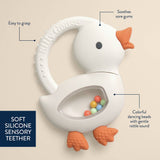 "NEW" Bitzy Shake™ - Silicone Teether with Rattle: Cherries