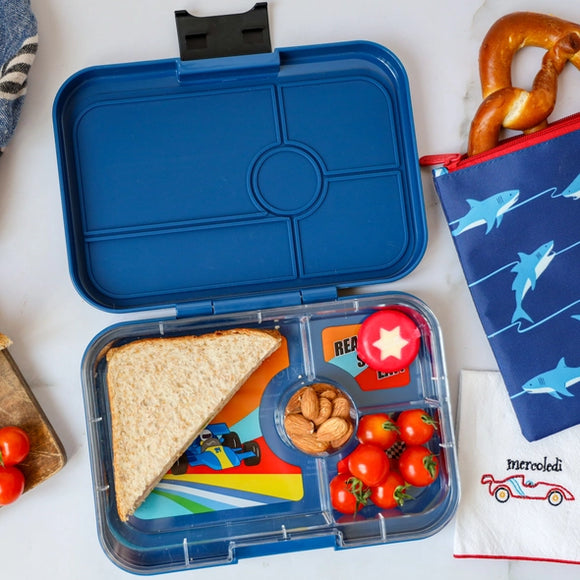Yumbox Tapas Bento Box - Monte Carlo Blue - 4C Tray