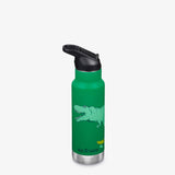 12oz Kid's Classic Insulated with Flip Seal Sport Cap: Red Dino Skate