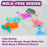 Tub Works® Mermaid Lagoon™ Light Up Bath Toys, 6 Pack