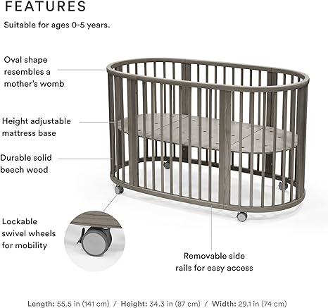 Crib Cuna Stokke Sleepi Stokke® Sleepi™ V3 Bed Stokke Sleepi