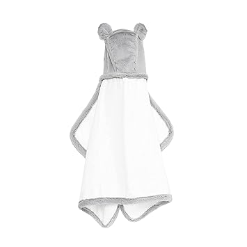 LUXE Hooded Towel Silver