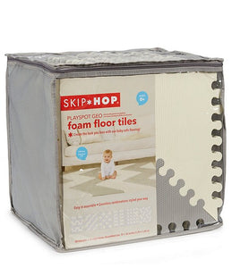 Foam Tiles- Grey/White