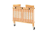 Full Size Foldable Crib in Natural