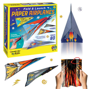 Fold and Launch Paper Airplanes