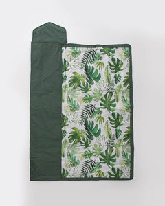 Outdoor Blanket 5x7 Tropical Leaf