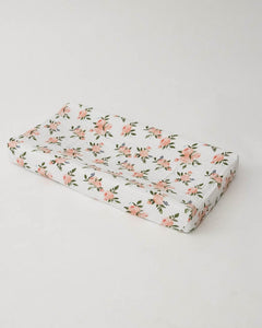 Cotton Muslin changing pad Cover Girl